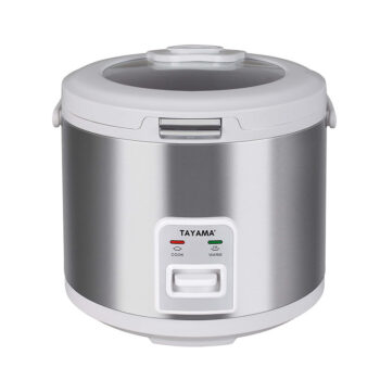 10-Cup Rice Cooker with Glass Lid (20-Cup Cooked)