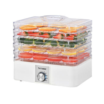 5-Stackable Clear Trays Food Dehydrator