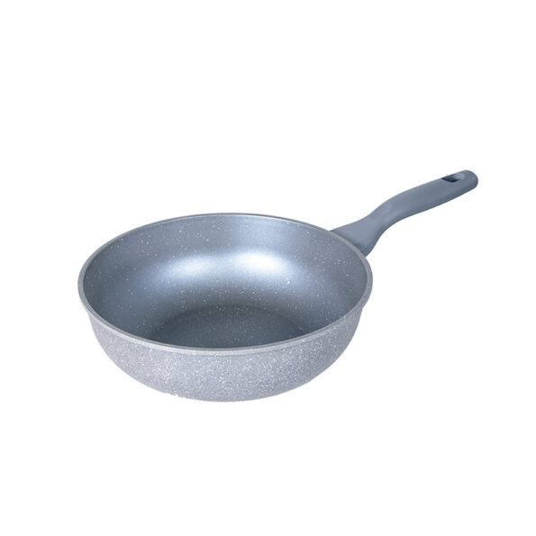 Marble Die-Cast Wok Pan (26 cm)