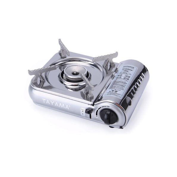 Mini Portable Gas Camping Stove, Stainless Steel