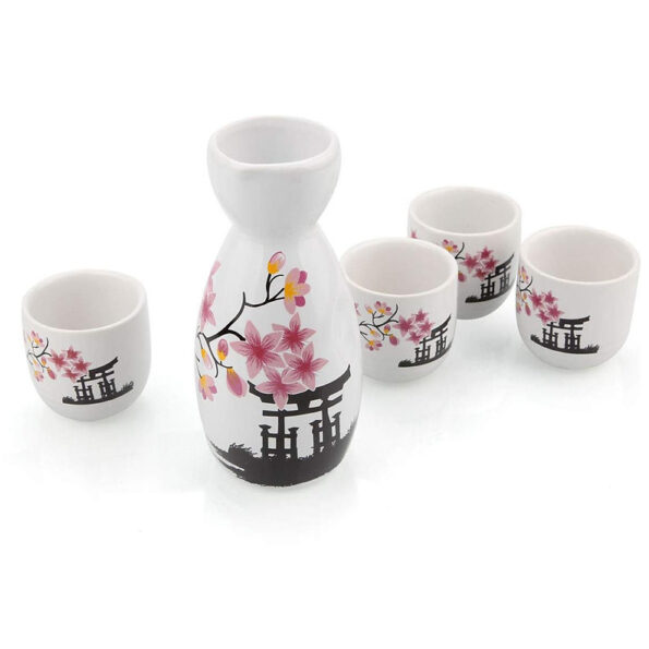 5-Piece Sakura Sake Set