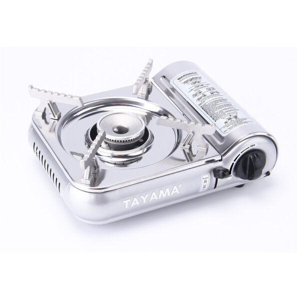 Mini Portable Gas Camping Stove, Stainless Steel