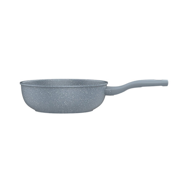 Marble Die-Cast Wok Pan (26 cm)