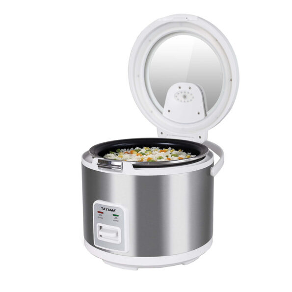 10-Cup Rice Cooker with Glass Lid (20-Cup Cooked)