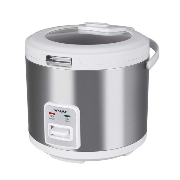 10-Cup Rice Cooker with Glass Lid (20-Cup Cooked)