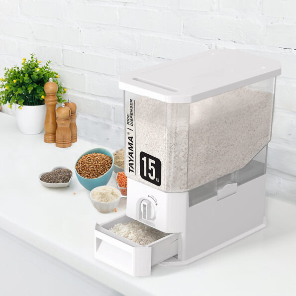 33 lbs. Capacity Rice Dispenser (15kg)