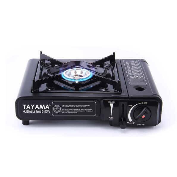 Portable Gas Camping Stove, Black