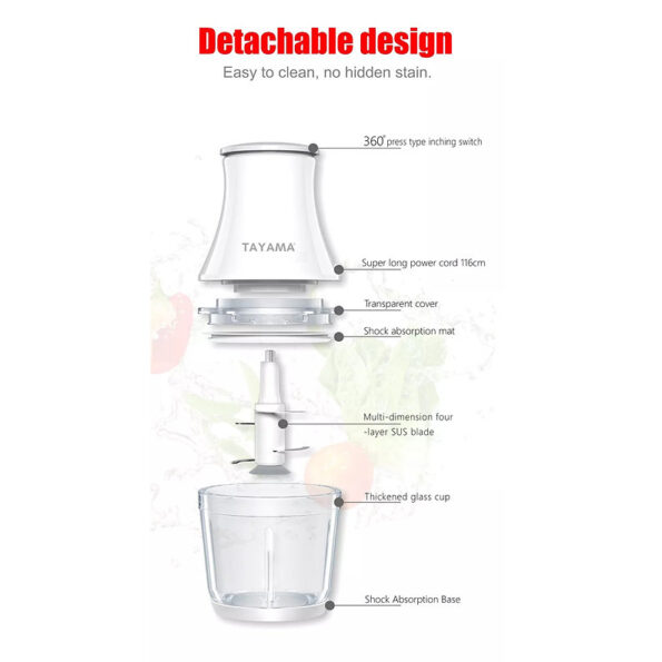 2.5 Cup Mini Chopper Food Processor