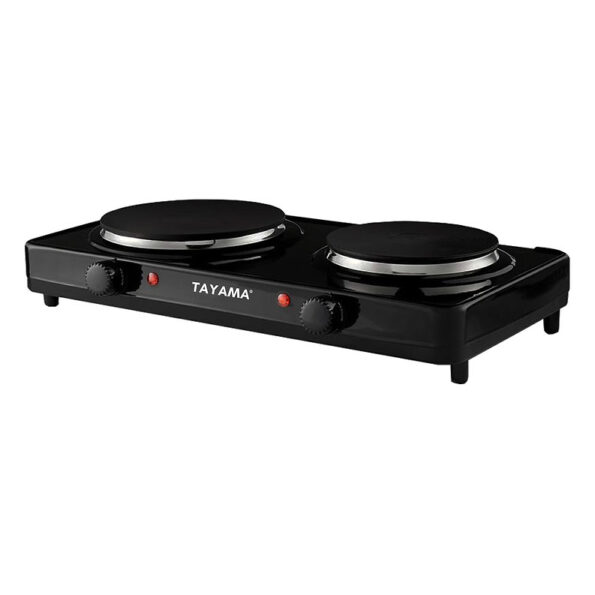 Dual Burner Diecast Hot Plate with Temperature Control