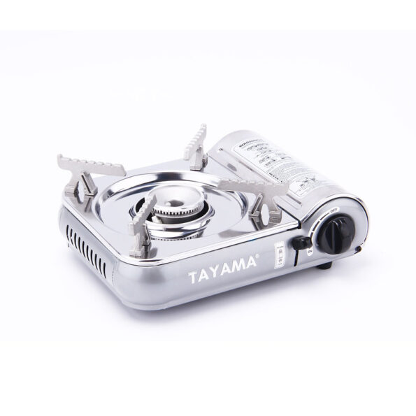 Mini Portable Gas Camping Stove, Stainless Steel