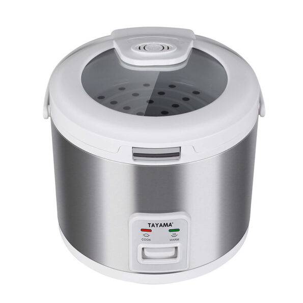 10-Cup Rice Cooker with Glass Lid (20-Cup Cooked)