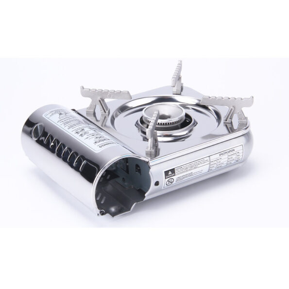 Mini Portable Gas Camping Stove, Stainless Steel