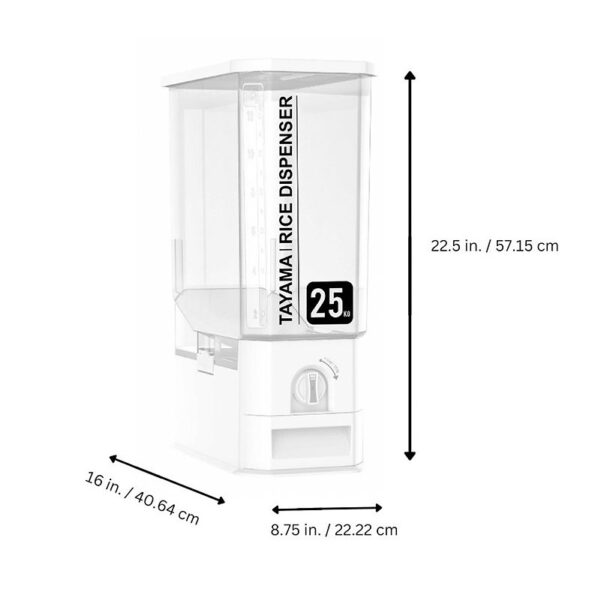 55 lbs. Capacity Rice Dispenser (25kg)