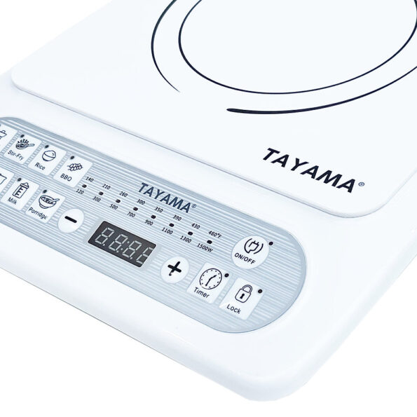 1500-Watt Induction Cooktop, White