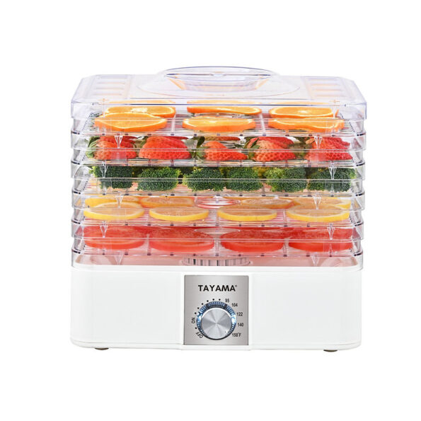 5-Stackable Clear Trays Food Dehydrator