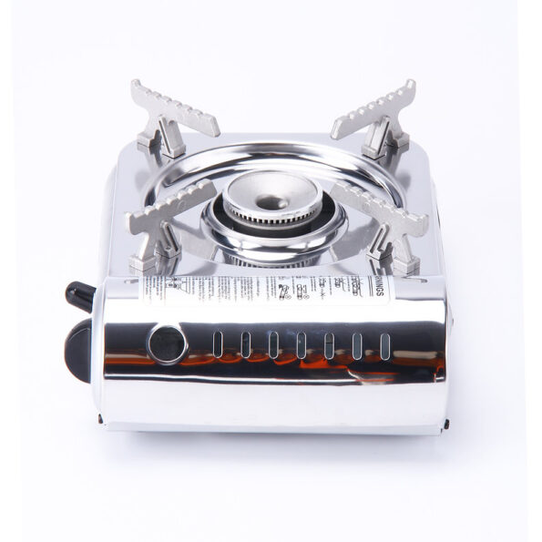 Mini Portable Gas Camping Stove, Stainless Steel