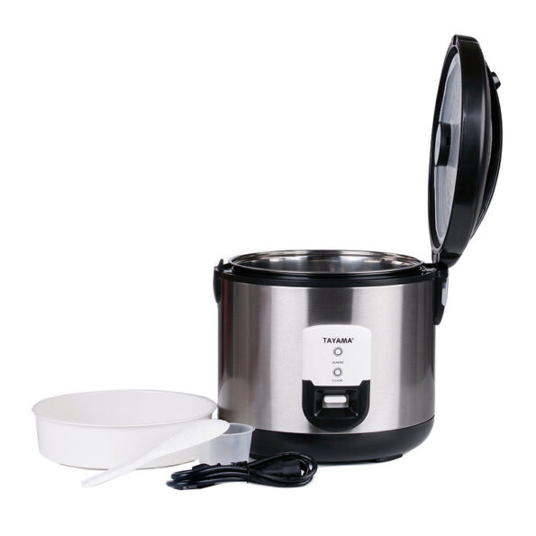 10-Cups Rice Cooker with Steamer (20-Cup Cooked)