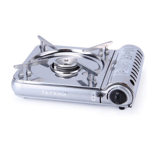 Portable Gas Camping Stove, Stainless Steel