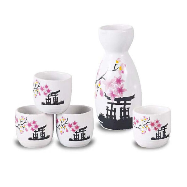 5-Piece Sakura Sake Set